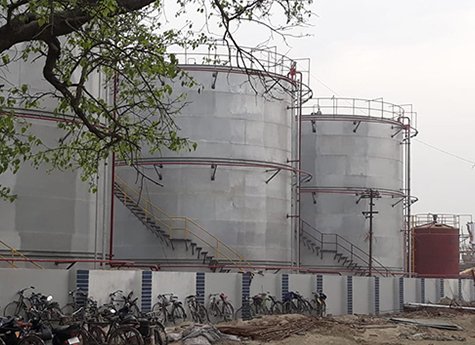 Nirman Engineers Associates project team on an industrial construction site