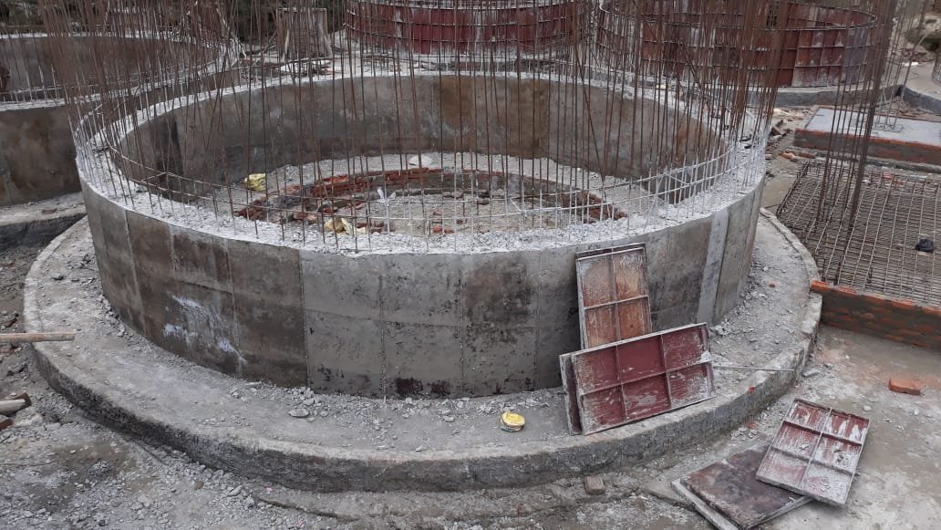 Silo Civil Construction by Nirman Engineers Associates